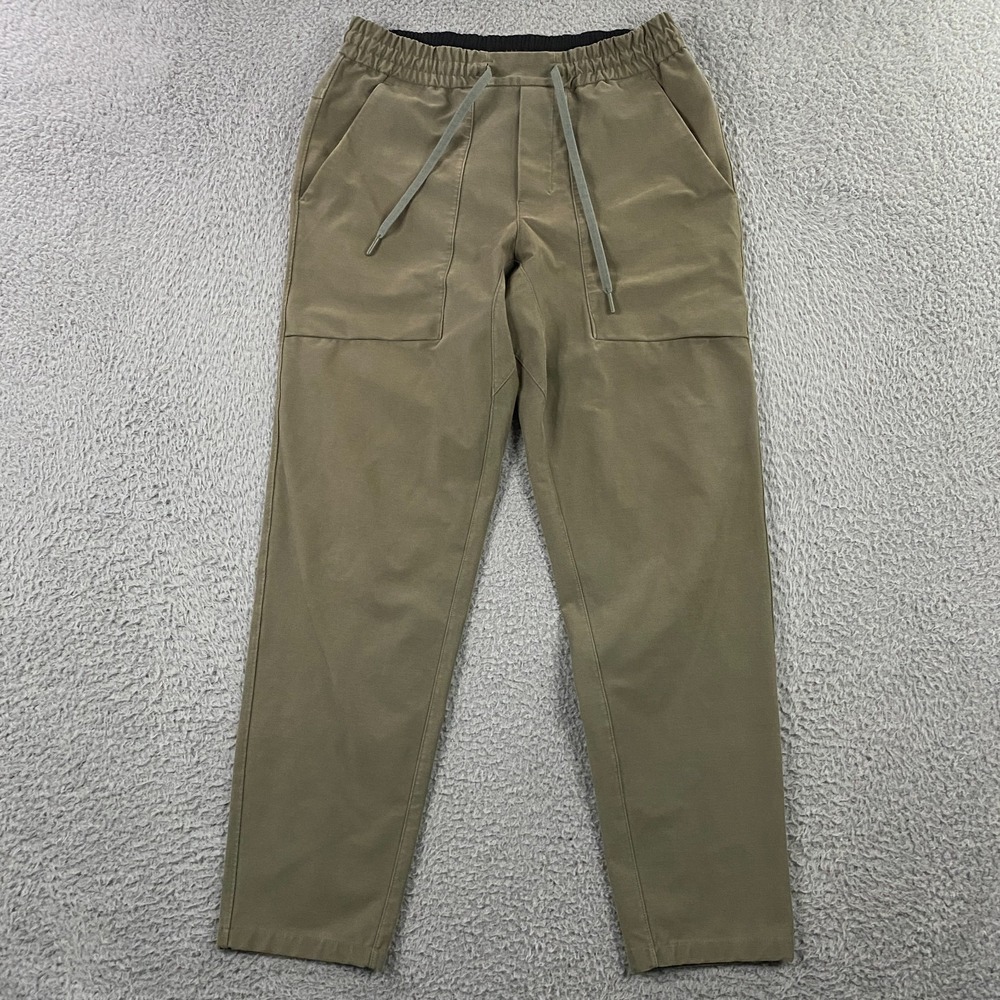 Lululemon Bowline Pant *Utilitech 30" Mens Medium Drawstring‎ Green M5A97S
